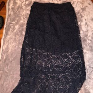 Long Maxi Lace Skirt